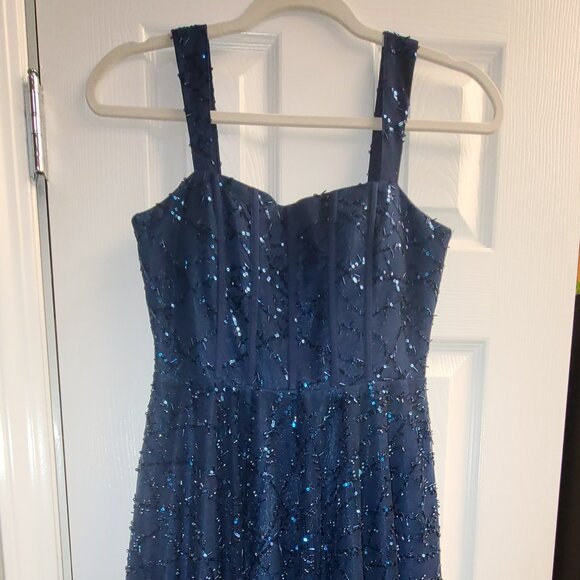 Jessakae navy sequin dress size small - Picture 1 of 4